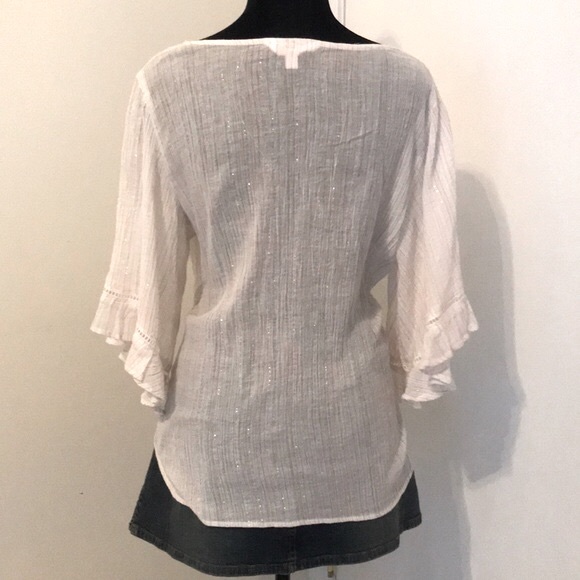 LC Lauren Conrad: Peasant Blouse w/ Bell Sleeves - Picture 5 of 11